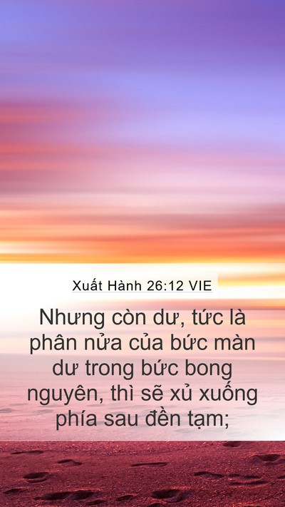 Xuất Hành 26:12 VIE Bible Verse Image