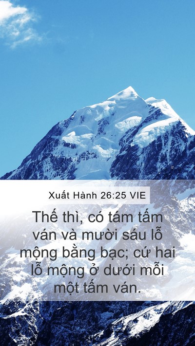 Xuất Hành 26:25 VIE Bible Verse Image