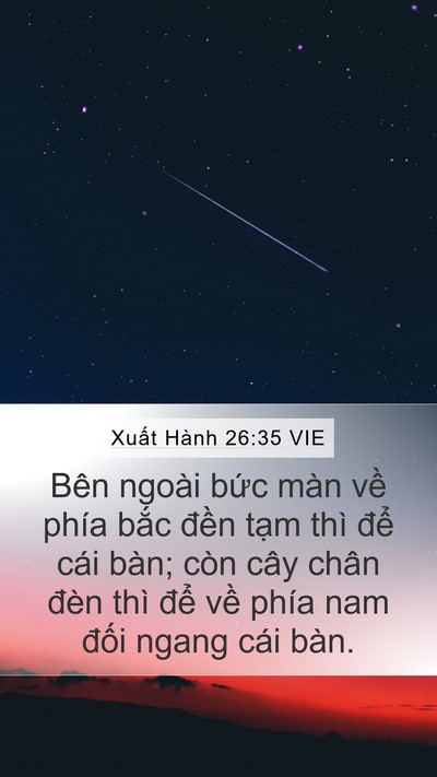 Xuất Hành 26:35 VIE Bible Verse Image