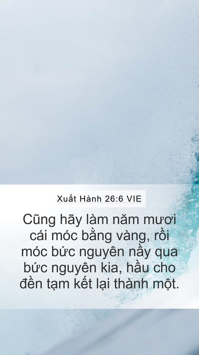 Xuất Hành 26:6 VIE Bible Verse Image