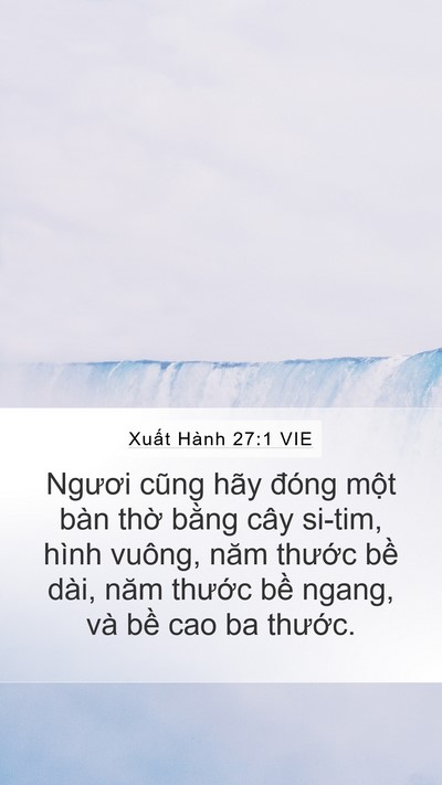 Xuất Hành 27:1 VIE Bible Verse Image