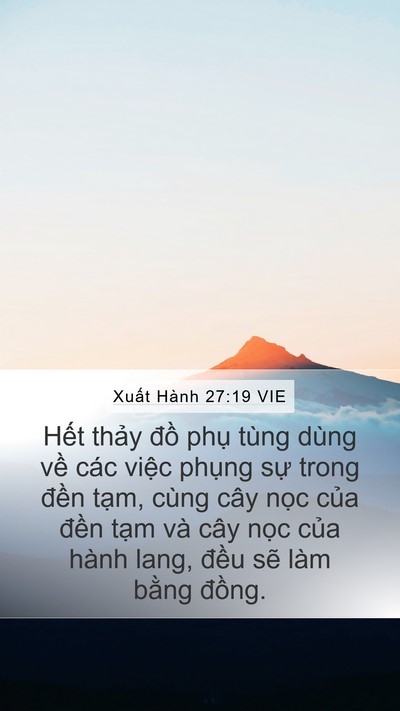 Xuất Hành 27:19 VIE Bible Verse Image