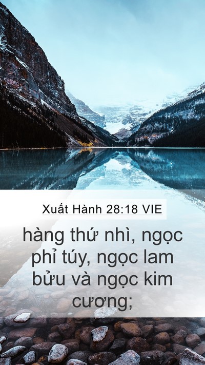 Xuất Hành 28:18 VIE Bible Verse Image