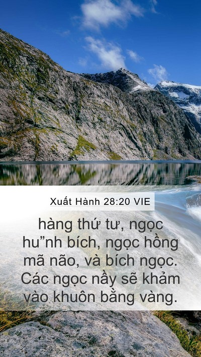 Xuất Hành 28:20 VIE Bible Verse Image
