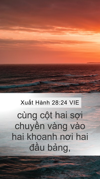 Xuất Hành 28:24 VIE Bible Verse Image