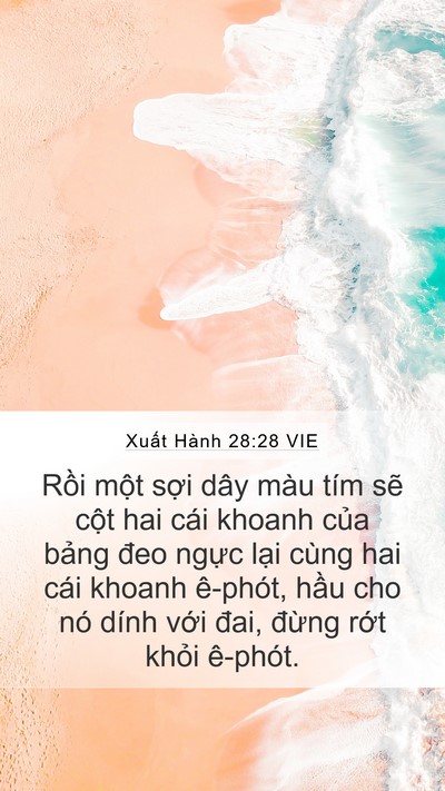 Xuất Hành 28:28 VIE Bible Verse Image