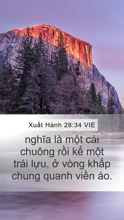 Xuất Hành 28:34 VIE Bible Verse Image