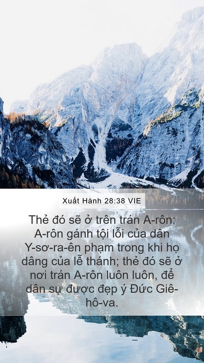 Xuất Hành 28:38 VIE Bible Verse Image