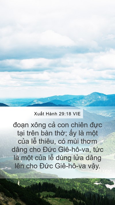 Xuất Hành 29:18 VIE Bible Verse Image
