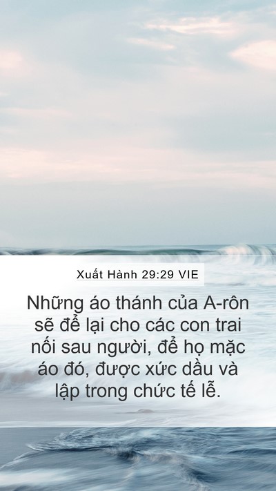 Xuất Hành 29:29 VIE Bible Verse Image