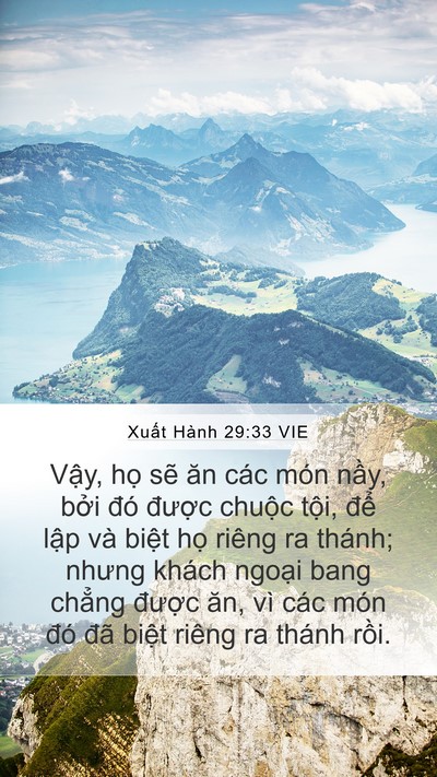 Xuất Hành 29:33 VIE Bible Verse Image
