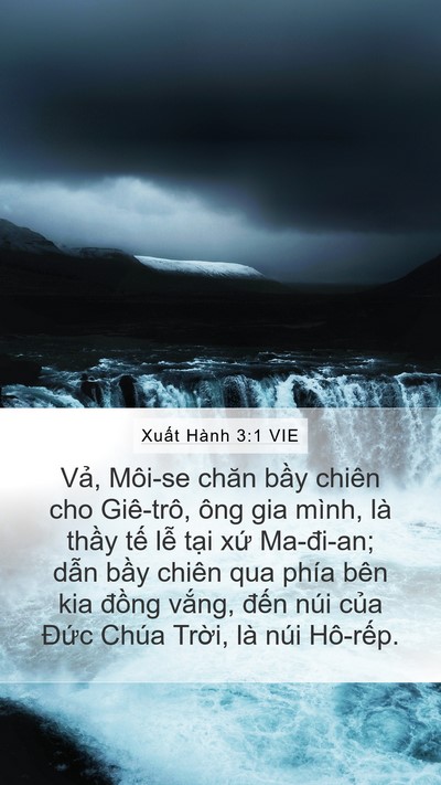 Xuất Hành 3:1 VIE Bible Verse Image