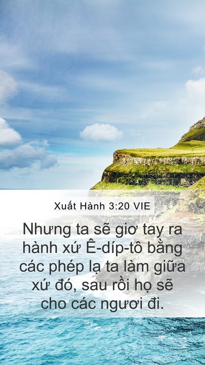 Xuất Hành 3:20 VIE Bible Verse Image