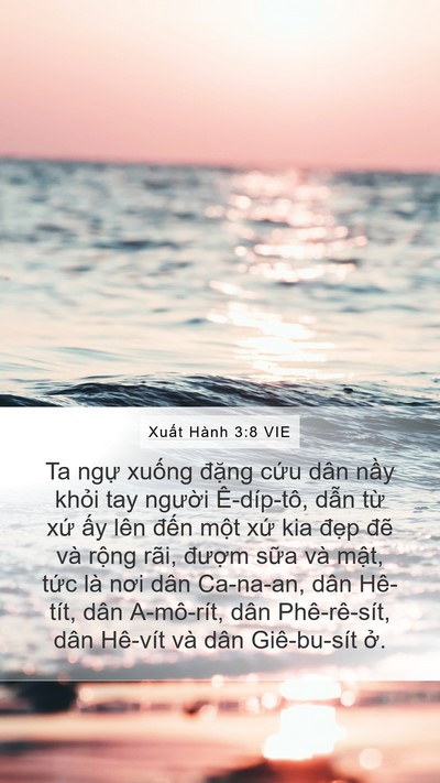 Xuất Hành 3:8 VIE Bible Verse Image