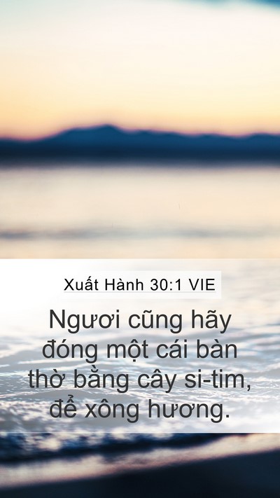 Xuất Hành 30:1 VIE Bible Verse Image