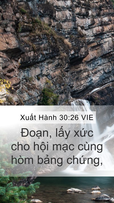 Xuất Hành 30:26 VIE Bible Verse Image