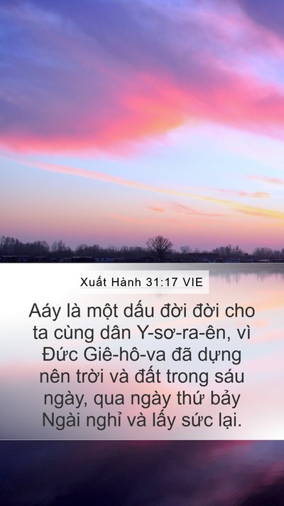 Xuất Hành 31:17 VIE Bible Verse Image