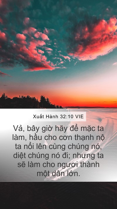 Xuất Hành 32:10 VIE Bible Verse Image