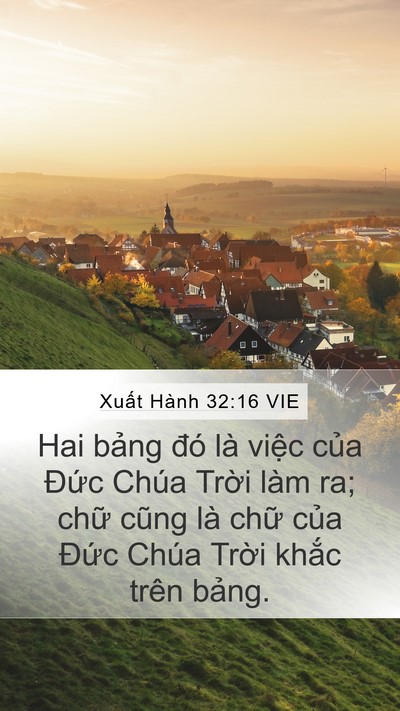 Xuất Hành 32:16 VIE Bible Verse Image