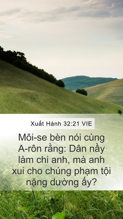 Xuất Hành 32:21 VIE Bible Verse Image