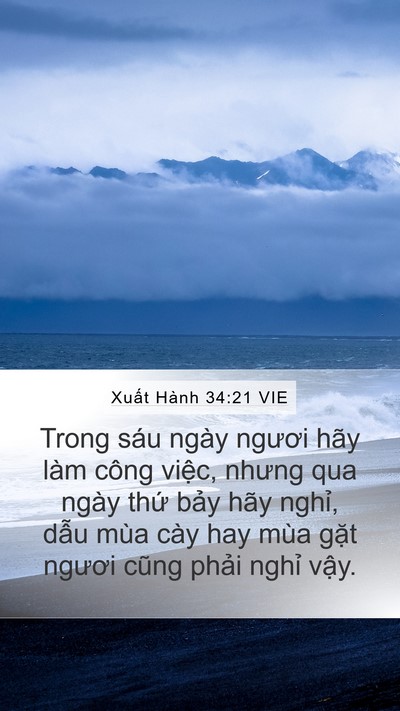 Xuất Hành 34:21 VIE Bible Verse Image