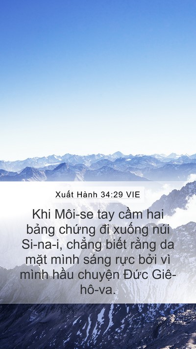 Xuất Hành 34:29 VIE Bible Verse Image