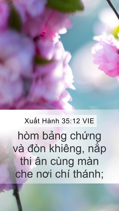 Xuất Hành 35:12 VIE Bible Verse Image