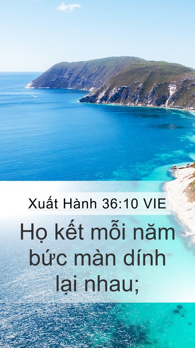 Xuất Hành 36:10 VIE Bible Verse Image