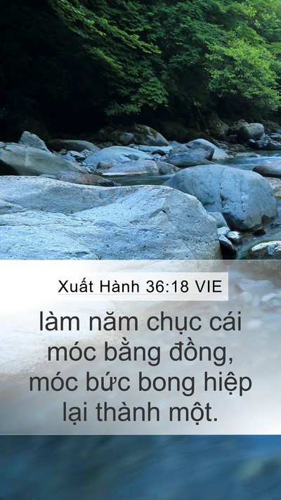 Xuất Hành 36:18 VIE Bible Verse Image