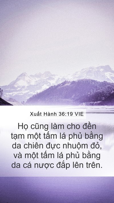 Xuất Hành 36:19 VIE Bible Verse Image