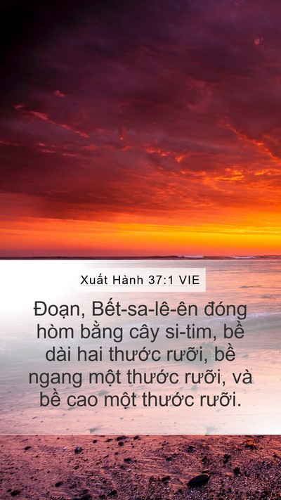 Xuất Hành 37:1 VIE Bible Verse Image