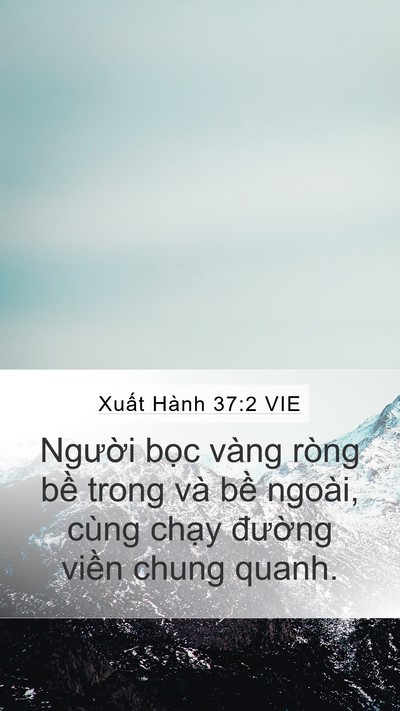 Xuất Hành 37:2 VIE Bible Verse Image