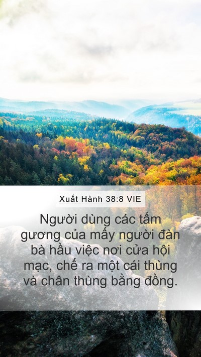 Xuất Hành 38:8 VIE Bible Verse Image