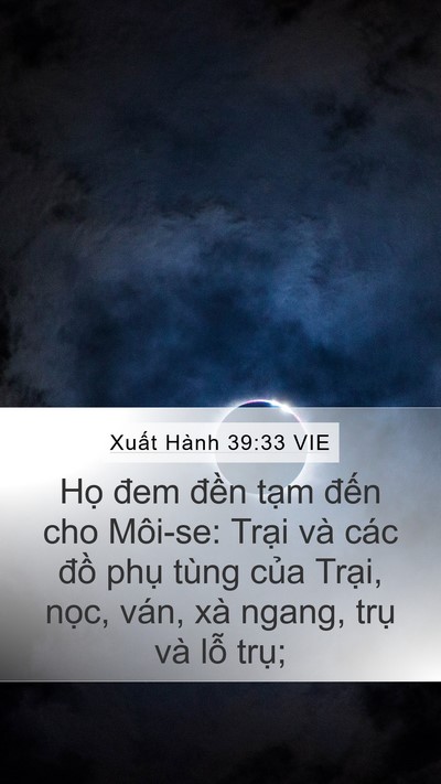 Xuất Hành 39:33 VIE Bible Verse Image