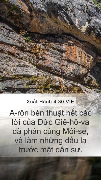 Xuất Hành 4:30 VIE Bible Verse Image