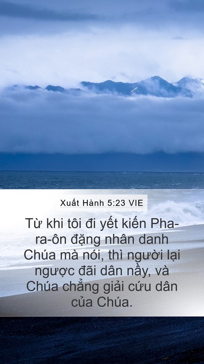 Xuất Hành 5:23 VIE Bible Verse Image