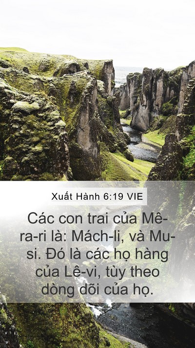 Xuất Hành 6:19 VIE Bible Verse Image