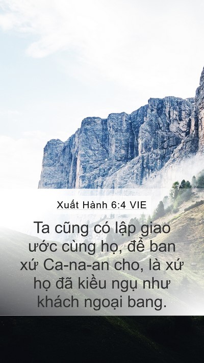 Xuất Hành 6:4 VIE Bible Verse Image