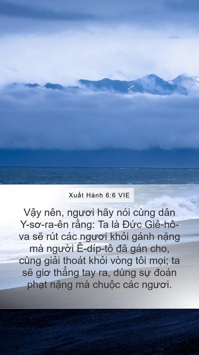 Xuất Hành 6:6 VIE Bible Verse Image