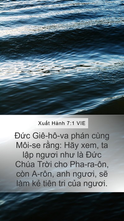 Xuất Hành 7:1 VIE Bible Verse Image