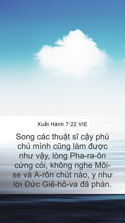 Xuất Hành 7:22 VIE Bible Verse Image