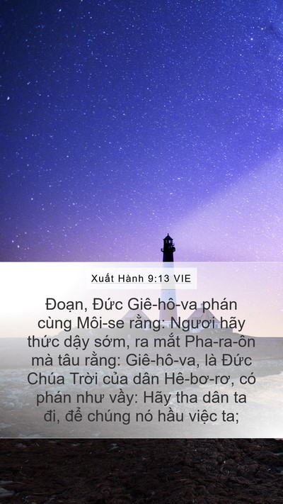 Xuất Hành 9:13 VIE Bible Verse Image