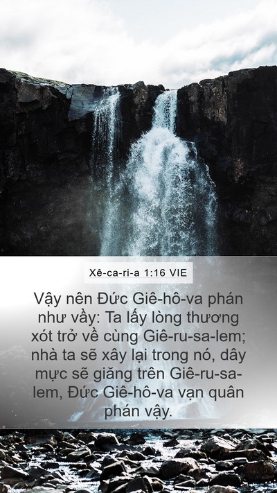 Xê-ca-ri-a 1:16 VIE Bible Verse Image