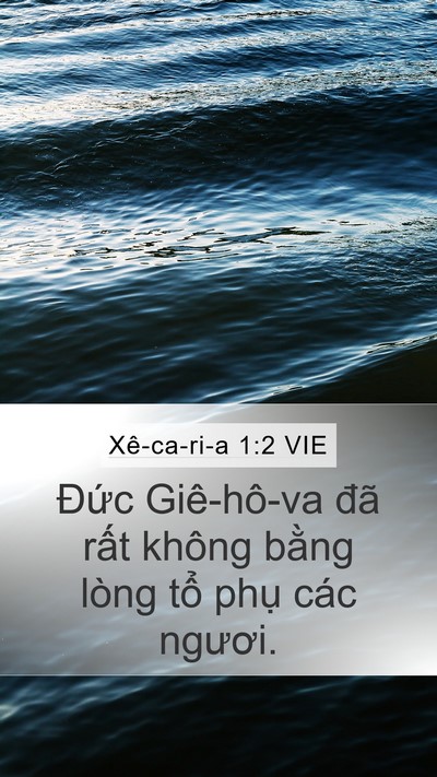 Xê-ca-ri-a 1:2 VIE Bible Verse Image