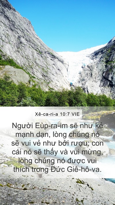 Xê-ca-ri-a 10:7 VIE Bible Verse Image