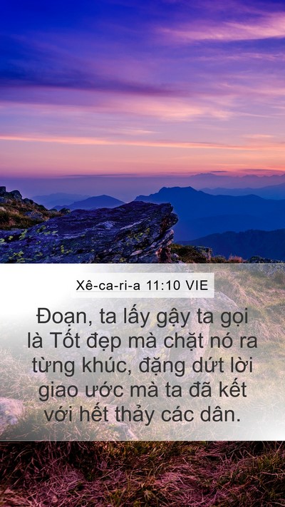 Xê-ca-ri-a 11:10 VIE Bible Verse Image