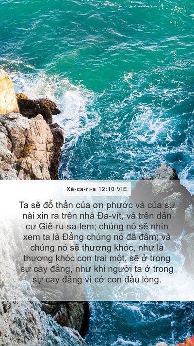 Xê-ca-ri-a 12:10 VIE Bible Verse Image