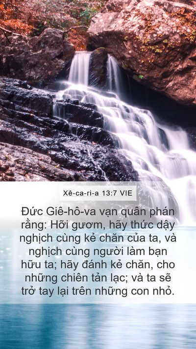 Xê-ca-ri-a 13:7 VIE Bible Verse Image