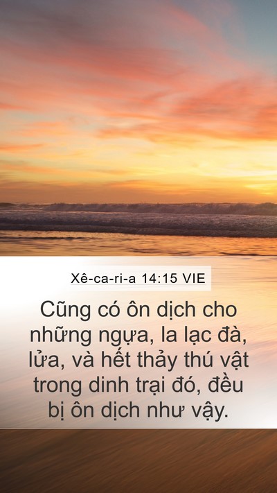 Xê-ca-ri-a 14:15 VIE Bible Verse Image