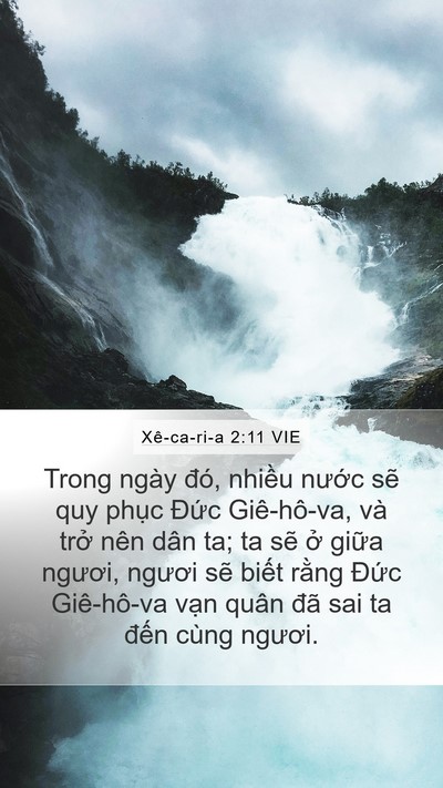 Xê-ca-ri-a 2:11 VIE Bible Verse Image